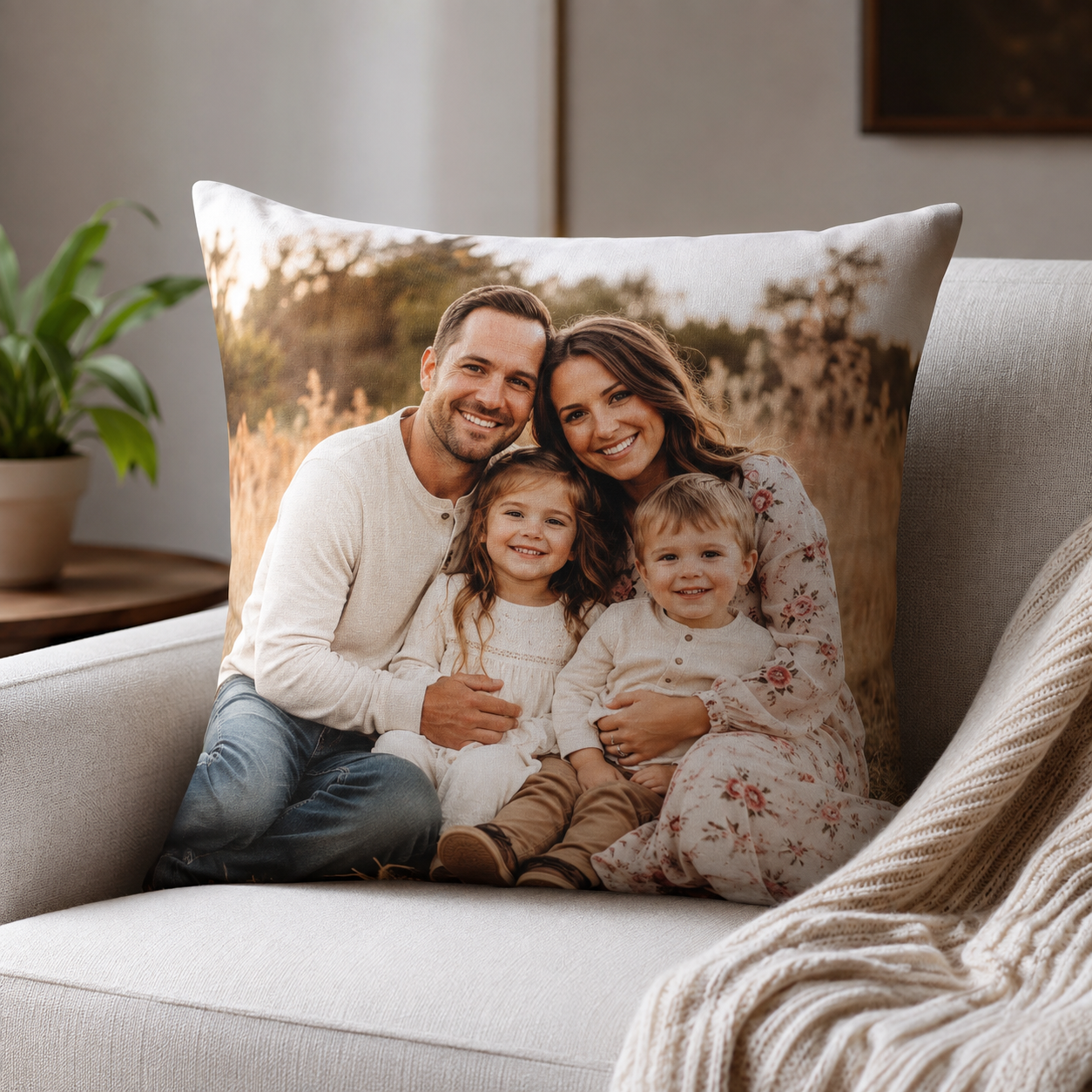 Pillow with Picture or Message