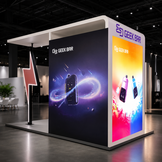 Exhibition booth branding