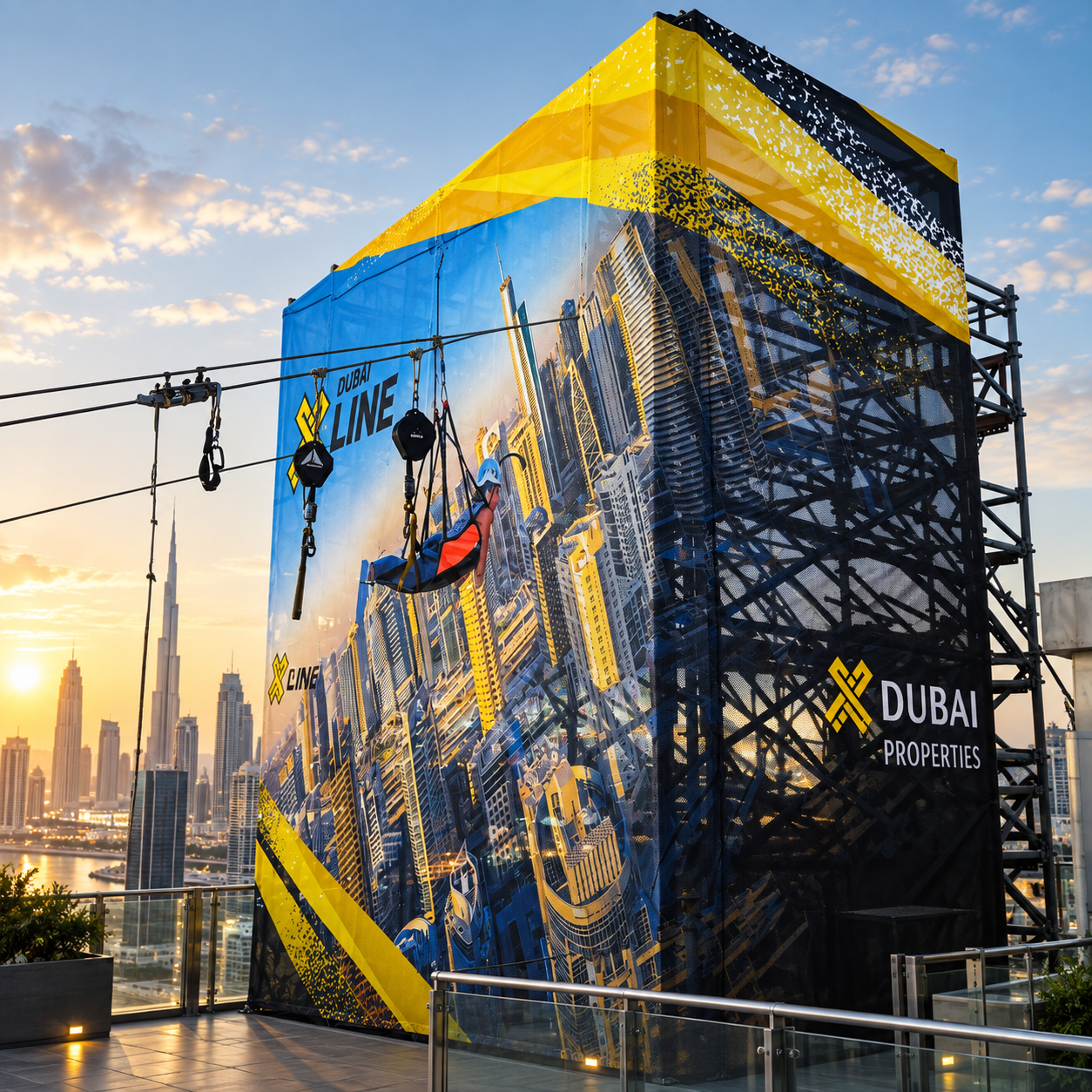 Fabric Mesh Banner