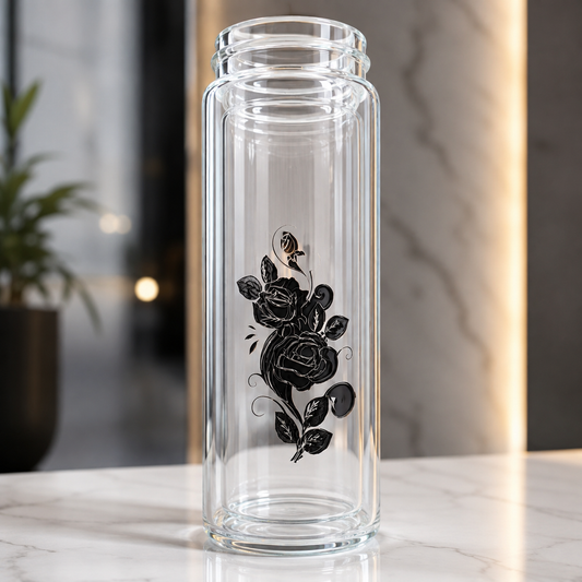 Glass bottle-Laser engraved
