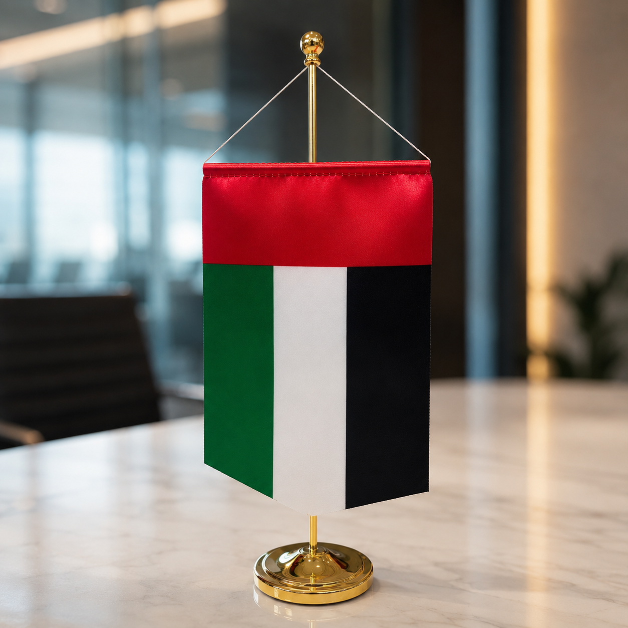 Table top V-Shape flag