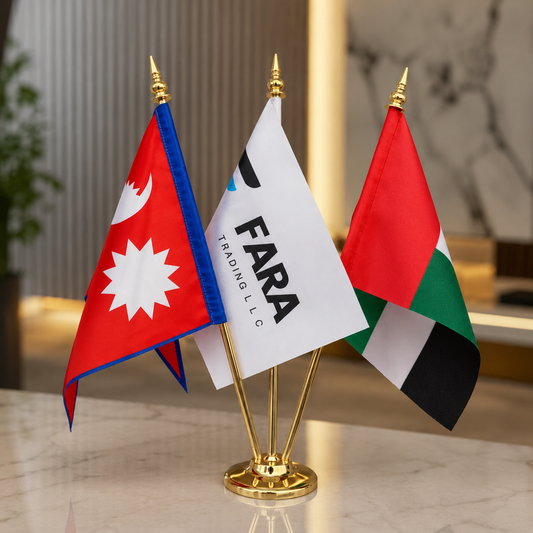 Table top flag