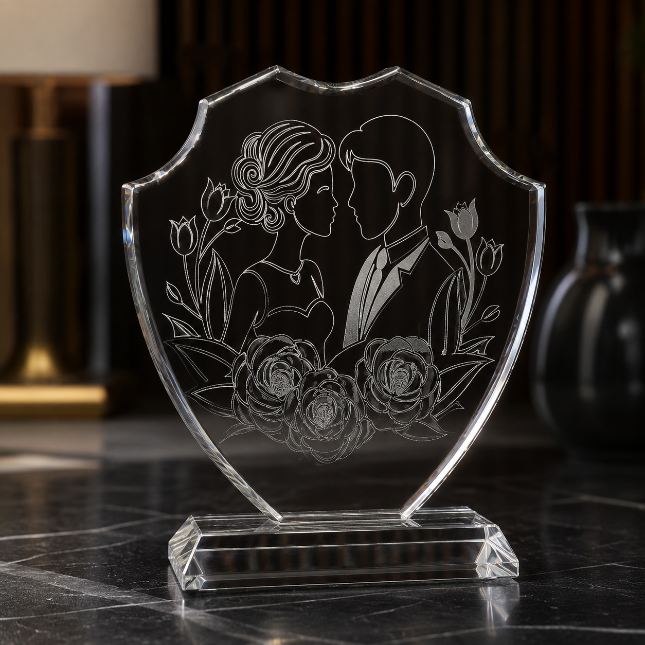 UV-Lase engraved Momento